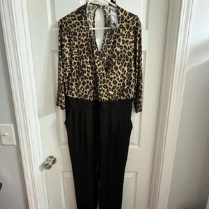 Torrid Leopard Print Jumpsuit